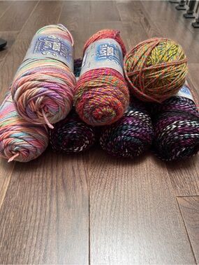 Lot of yarn for knitting or crochet
